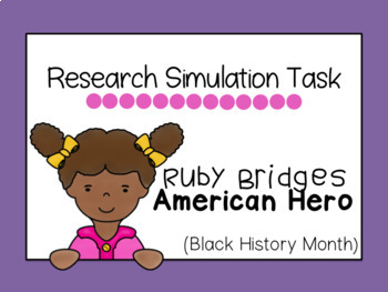 Preview of Ruby Bridges - Research Simulation Task