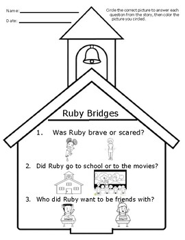 Preview of Ruby Bridges Worksheets