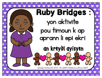 Preview of Ruby Bridges Writing Activity in Haitian Creole