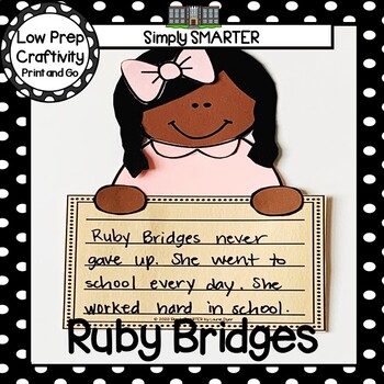Preview of Ruby Bridges Writing Cut and Paste Craftivity
