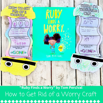 Preview of Ruby Finds a Worry: How to Get Rid of a Worry *Rainbow Worry Cloud* Craft