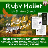 Ruby Holler Novel Study Unit Bundle