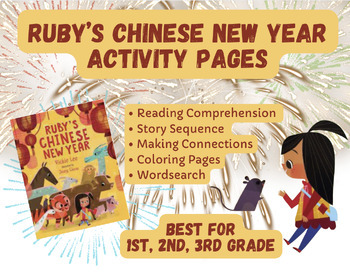 Preview of Ruby's Chinese New Year Activity Pages (K, 1st, 2nd, 3rd)