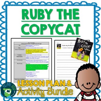 Preview of Ruby the Copycat Lesson Plan and Google Activities