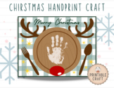 Rudolph Christmas Placemat Craft