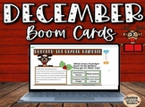 December Boom Cards Digital Task Cards Reading Comprehension