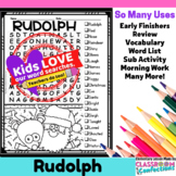 Rudolph Word Search Activity | Fun Christmas Word Search :