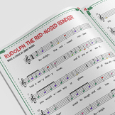 Rudolph the Red-Nosed Reindeer Christmas Music Boomwhacker