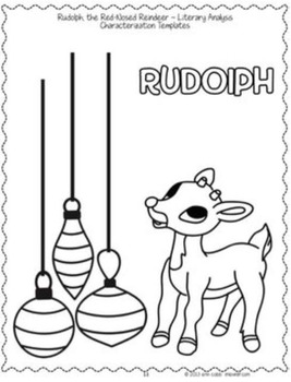 rudolph the red nosed reindeer movie coloring pages