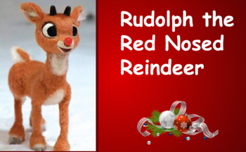 Preview of Rudolph the Red Nosed Reindeer  - Sing Along google slides