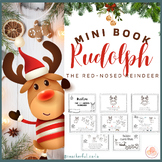 Rudolph the red nosed reindeer Mini Book - Christmas