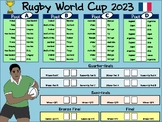 Rugby World Cup 2023 Fixtures Wall Calendar
