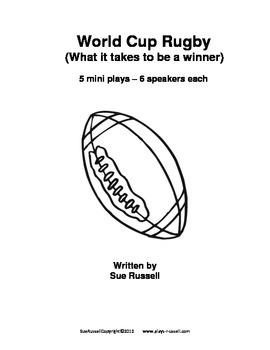 Preview of Rugby World Cup PRIDE Guided Reading Scripts