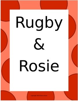 Preview of Rugby and Rosie:  Imagine It! Grade 3
