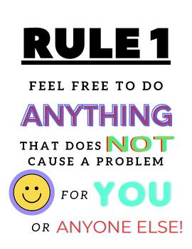 Preview of Rule 1 Poster
