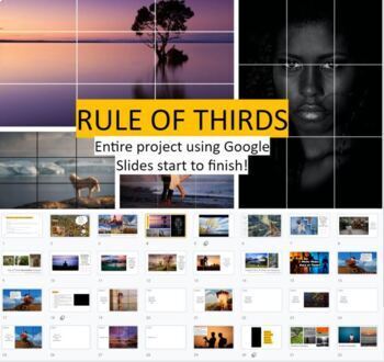 Preview of Rule of Thirds for Photography Composition Entire Project Using Google Slides