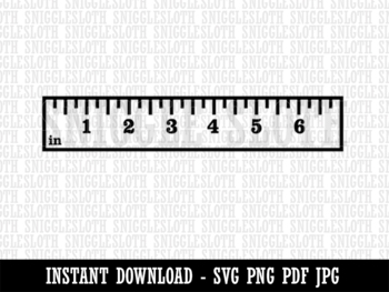 Ruler Outline SVG, Ruler Svg, Math Svg, Ruler Clipart, Ruler Files