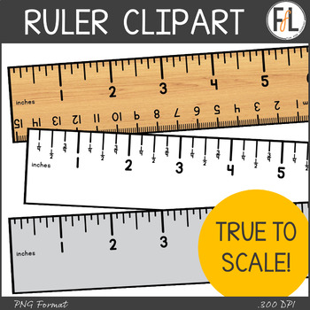 Preview of Ruler Clipart: True to Scale