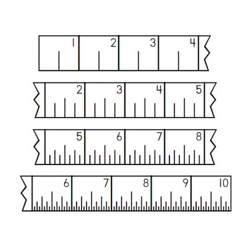Preview of Ruler Fonts - Customary and Metric