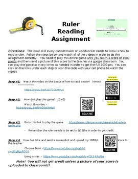 Preview of Ruler Reading Assignment