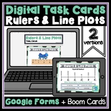 Rulers & Line Plots Task Cards | Digital Resources | Googl