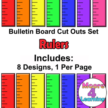 Scissors Colorful Bulletin Board Printable Classroom Decor by Moore4Learning