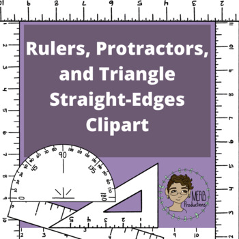 45 90 triangle ruler clipart