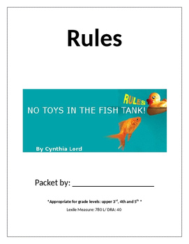 Preview of Rules Book Study (Distance Learning)