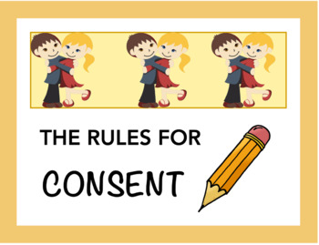 Preview of Rules For Consent: The Sequence Cards SMART Board Download