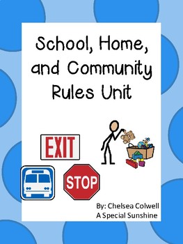 Preview of Rules- Laws Unit for Special Education