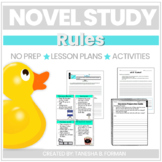 {UPDATED} Rules Novel Study with Lesson Plans
