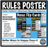 SCHOOL CLASSROOM RULES POSTER - Behaviour Management