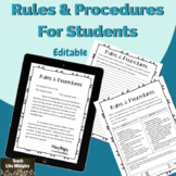 Rules & Procedures for Students