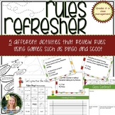 Preview of Rules Refresher: Review classroom rules using fun activities