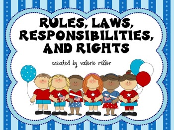 Preview of Rules, Laws,Rights, Responsibilities -Common Core Close Reading Unit