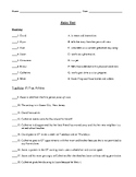 Rules Test: Comprehensive Novel Test with Detailed Answer Key