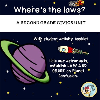 Preview of 2nd grade Civics - Laws - Citizenship - Distance Learning