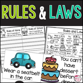 Preview of Rules and Laws Activities
