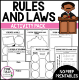 Rules and Laws Activity Pack - Civics and Citizenship Unit