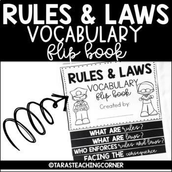 Preview of Rules and Laws Flipbook