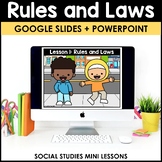 Rules and Laws Consequences Social Studies Mini Lessons Go