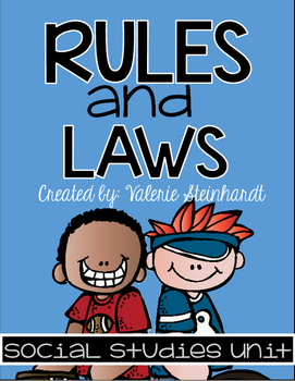 Preview of Rules and Laws Social Studies Unit