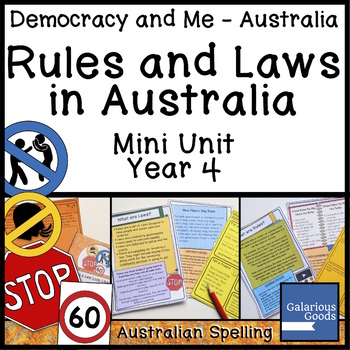 Preview of Rules and Laws in Australia | Year 4 HASS Australian Government and Civics