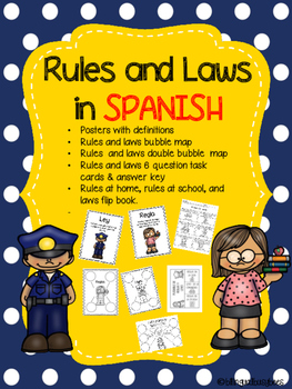 Preview of Rules and Laws in SPANISH!!!