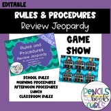 Rules and Procedure Review Game - EDITABLE