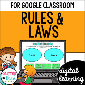 Preview of Rules and laws activities for Google Classroom