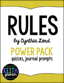 Rules by Cynthia Lord Power Pack:  22 Journal Prompts and 