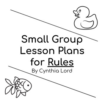 Preview of Rules, by Cynthia Lord  Small Group Word Work Lesson Plans