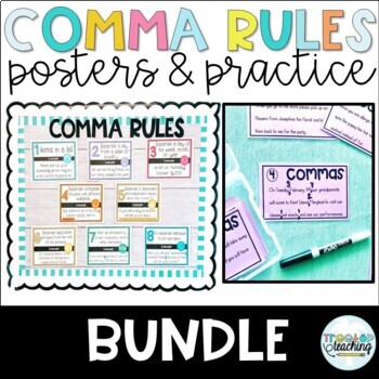 Preview of Rules for Commas- BUNDLE