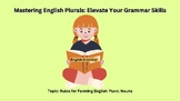Rules for Making English Plural Nouns